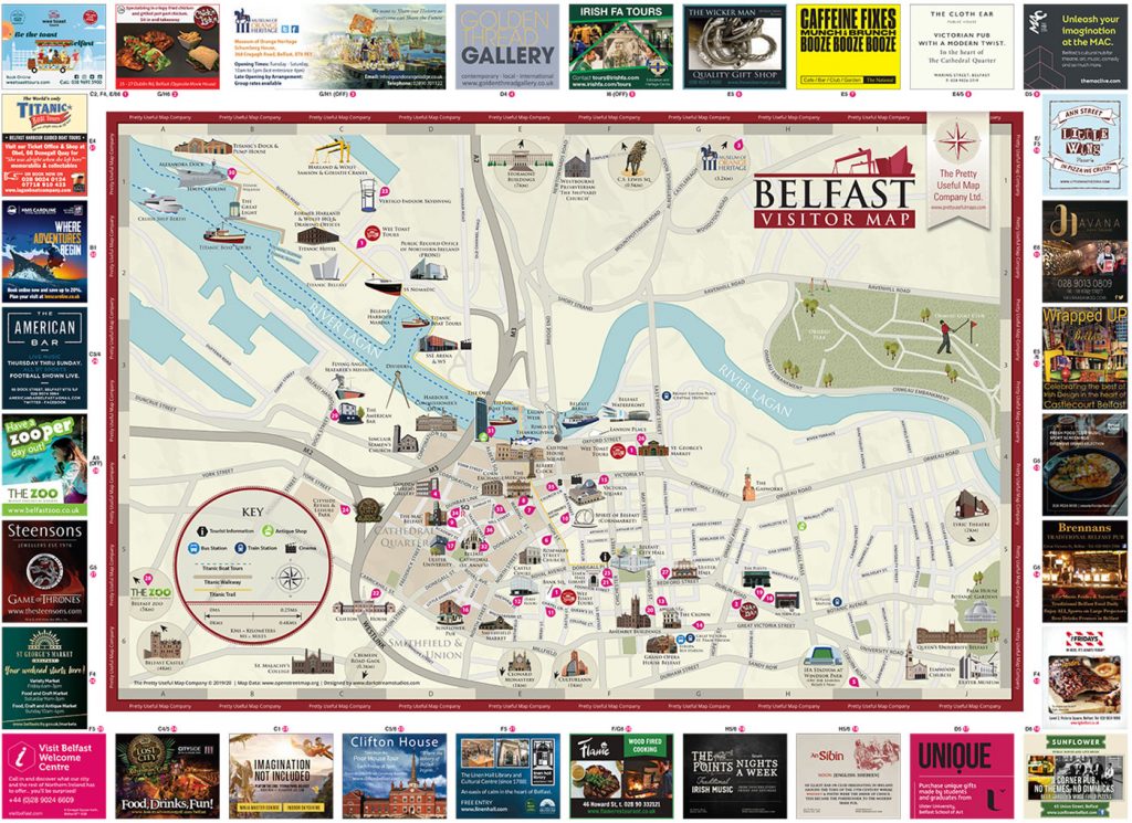 belfast tourist attractions map