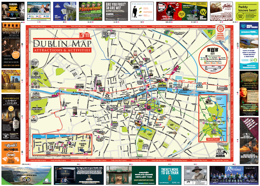 map of dublin tourist attractions