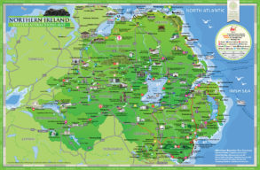 Northern Ireland Visitor Map Guide